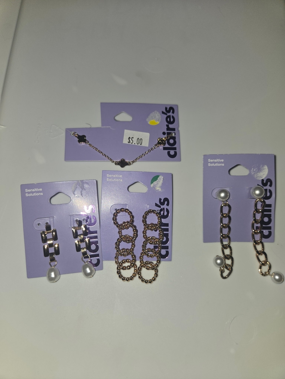 3 Pair Earring 1 Bracelet
